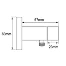 Bathroom Chrome 1/4 Turn Washing Machine Stop Taps (One Pair) (multi color)