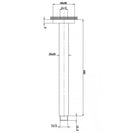 Square Ceiling Shower Arm 600mm (multi color)