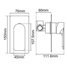 VOG Series Wall Mixer (Multi Colour)