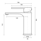 IVANO Series Chrome Basin Mixer