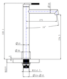 CADDENCE Tall Basin Mixer (Multi Color)