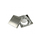 120*120mm Chrome Smart Tile Insert Floor Waste Shower Grate Drain (81.3mm Outlet)