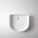 Fluted Arch Shaped Basin 415*365*100mm