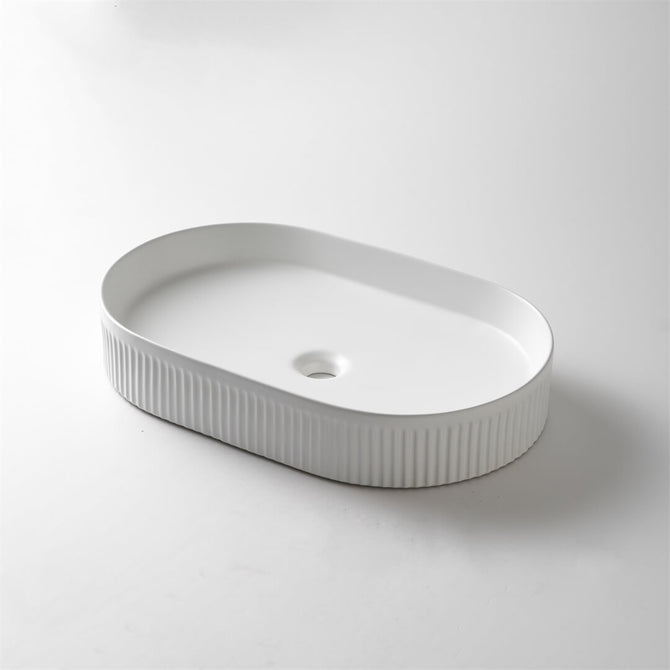 Claya PILL Shaped 490 mm Fluted Basin