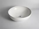 Claya Elaine Gloss White Round Basin 400*400*130mm