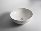 Claya Elaine Gloss White Round Basin 400*400*130mm