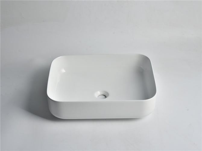 Elaine 500*400*135mm Gloss white Above Counter Basins