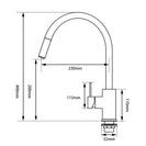 Aquaperla New Design Round Pull Out Kitchen Mixer Tap (multi color)