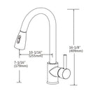 Pull Out Kitchen Mixer Tap
