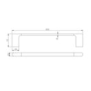 VOG - 800mm Single Towel Rail (multi color)