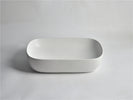 CLAYA Gloss White 610*400*150mm Oval Above Counter Basins