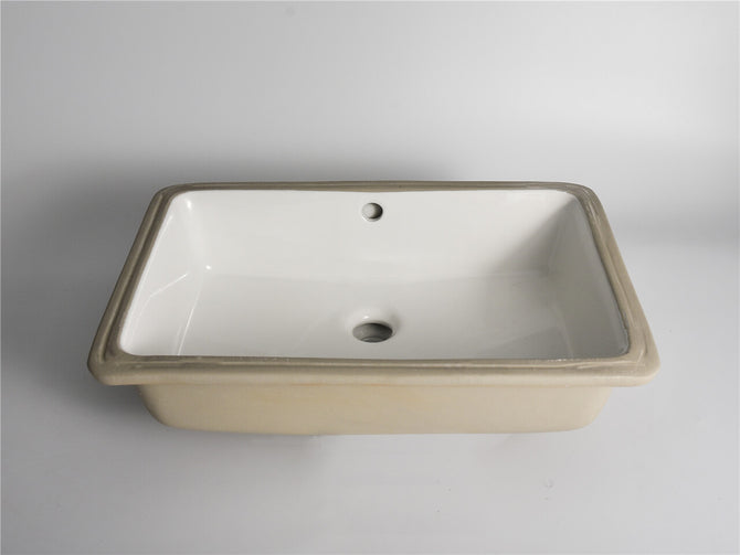Elaine Gloss white Undermounted Basins 530*370*180mm