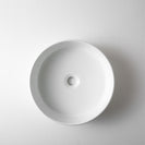 Round Fluted White Basin 400*400*125mm