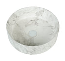Mira 400mm Matte stone Marble above counter top basin