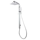 Aquaperla Square Shower Station Shower Head and Handheld Shower(Wide Rail,Stainless Steel Hose) (Mulit Color)