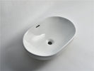 Elaine Oval Semi-Recessed Basin – White