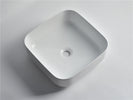 Elaine Gloss White 380*380*140mm Square Basins
