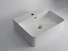 Elaine Gloss White wall-hung basins 520*420*150mm