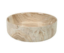 Claya Marvane-40 Round Above Counter Basin Gloss Stone Marble