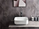 Elaine Gloss White 380*380*140mm Square Basins