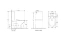 Fifa Tornado Rimless Back-to-Wall Toilet Suite - Ultra-Hygienic Flush