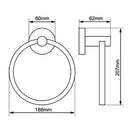 LUCID PIN Series Round Towel Ring (Multi Color Option)