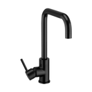 Electroplated Brass Matte Black Swivel Spout Kitchen Mixer Tap