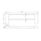 VOG Series Double Towel Rail 800mm (Multi Color Option)