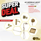 MBD Round Brushed Gold Bathroom Packages
