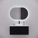 RIVA PARIS Oval LED Shaving Cabinet 870mm