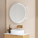 Athena LED Round Wall Hung Shaving Cabinet – Single Door (600/750mm)