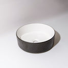 Claya Arrow Round Slim Above counter art basins 360*360*125mm