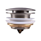 40mm Mushroom Brass Bathtub Pop Up Waste without Overflow (multi color)