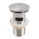 32/40mm Mushroom Brass Basin Pop Up Waste with Overflow (multi color)