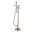 Square Freestanding Bath Mixer With Handheld Shower (Multi Color)