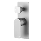 VOG Series Solid Brass Brushed Nickel Bath/Shower Wall Mixer with Diverter Wall Mounted