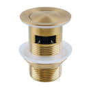 32/40mm Brass Basin Pop Up Waste with Overflow (multi color)