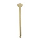 Round Brushed Yellow Gold Ceiling Shower Arm 400mm