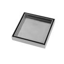 120*120mm Chrome Smart Tile Insert Floor Waste Shower Grate Drain (81.3mm Outlet)