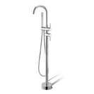 Freestanding Round Bath Mixer with Hand Spray (Multi Colour)