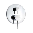 Lucid Pin Round Wall Mixer with Diverter (Multi Colour)