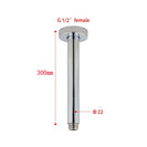 Round Ceiling Shower Arm 300mm (multi color)
