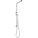 MBD Chrome Right Angle Twin shower Systems Single Hose