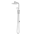 Aquaperla Round Shower Station(Right Angle) with Shower Head and Handheld Shower(Stainless Steel Hose) (Multi Color)