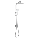 MBD Chrome Right Angle Twin shower Systems Single Hose