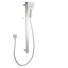 Aquaperla Square Sliding Shower Rail with Handheld Shower(PVC Hose) (Mulit Color)