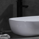 Elaine Gloss white Oval Basin 460*320*130mm