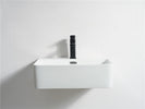 Elaine Gloss White wall-hung basins 520*420*150mm