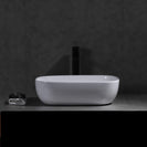 Elaine Gloss white Oval Basin 460*320*130mm