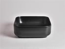 Elaine Matte Black Square Counter Top Ceramic Basins 380*380*140mm